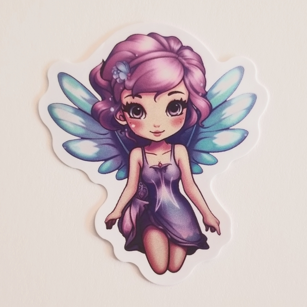 10/$10 Purple & Blue Fairy Sticker